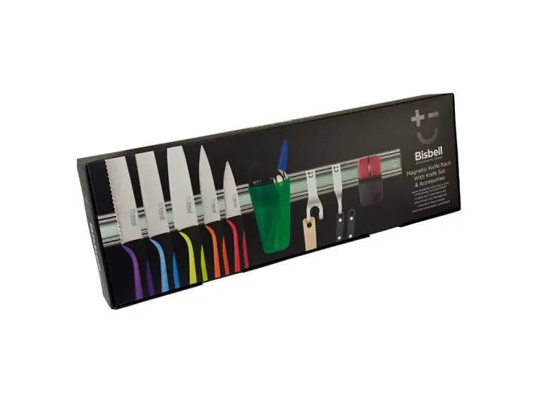 Barra magnética 45 cm. Set 5 cuchillos y accesorios. 3