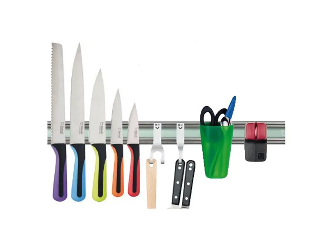 Barra magnética 45 cm. Set 5 cuchillos y accesorios. 4