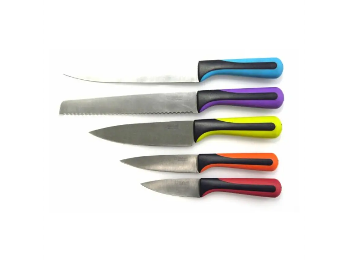 Barra magnética 45 cm. Set 5 cuchillos y accesorios. 9