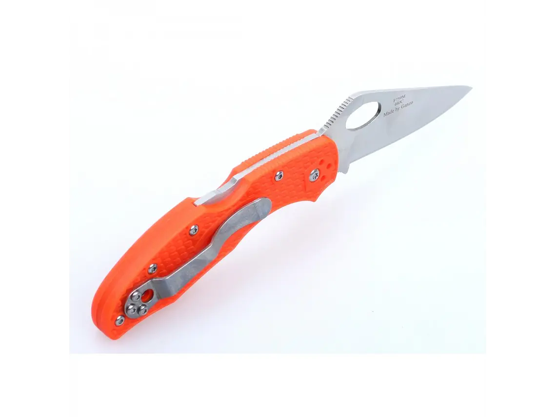 Ganzo Navaja Firebird negro o naranjo largo de hoja 7,5cm 1