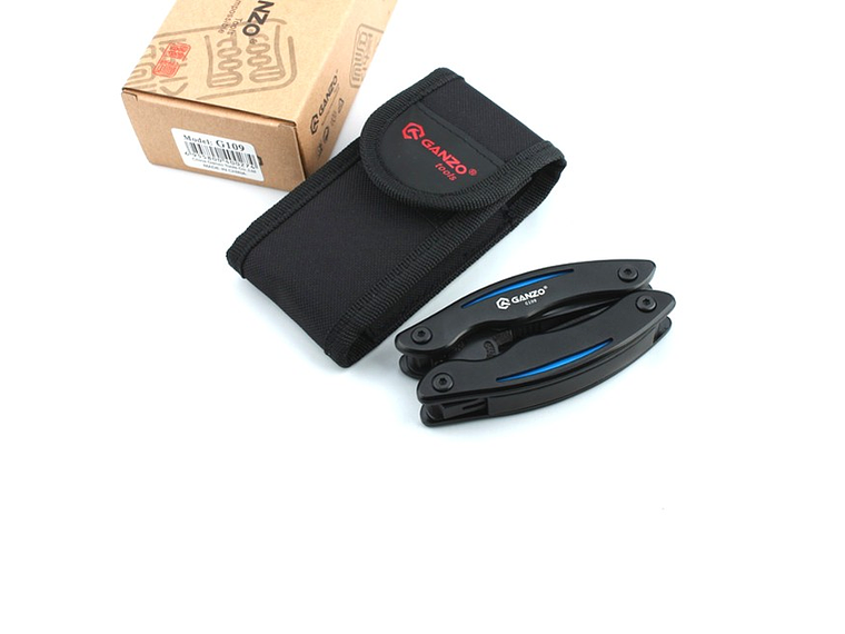 Ganzo Multiherramienta 10 funciones largo plegada 10,5 cm 3