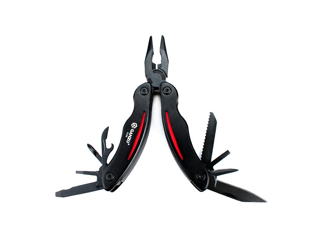 Ganzo Multiherramienta 10 funciones largo plegada 10,5 cm 1
