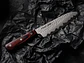Cuchillo Santoku. Mango Pakkawood. Hoja 180 mm.  - Miniatura 2