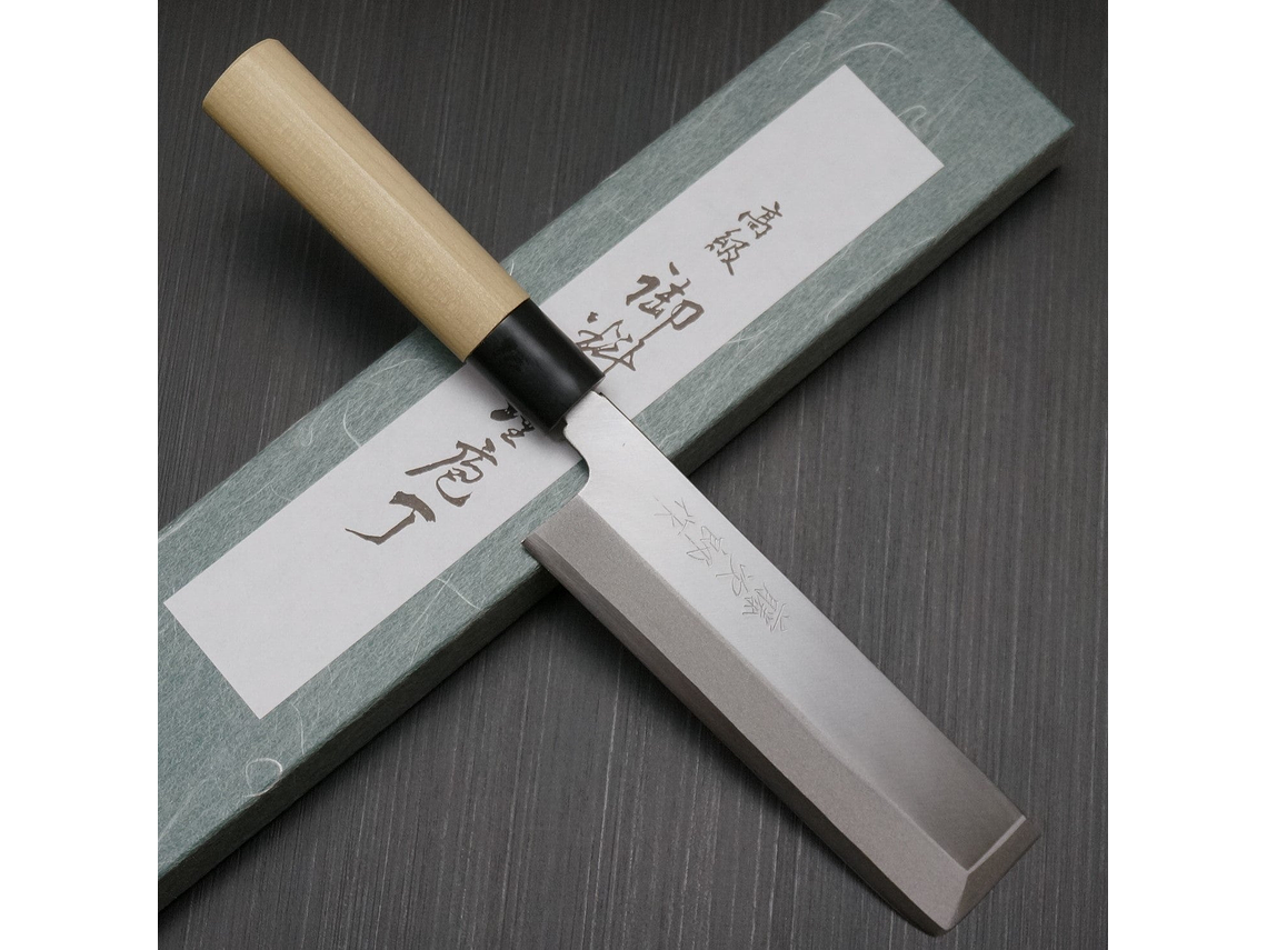 TOJIRO Shirogami Steel Usuba (Square Cut) 165mm 1