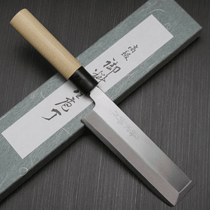 TOJIRO Shirogami Steel Usuba (Square Cut) 165mm