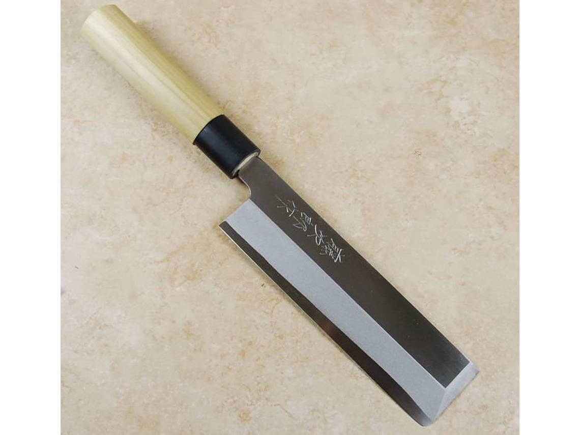 TOJIRO Shirogami Steel Usuba (Square Cut) 165mm 3