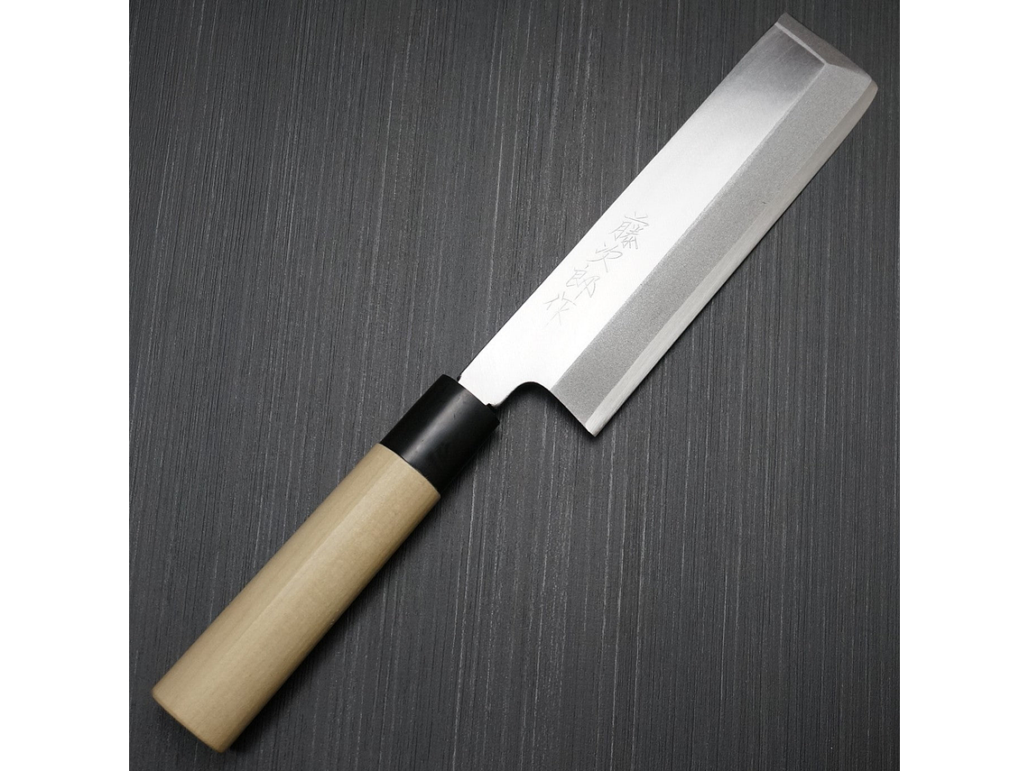 TOJIRO Shirogami Steel Usuba (Square Cut) 165mm 4