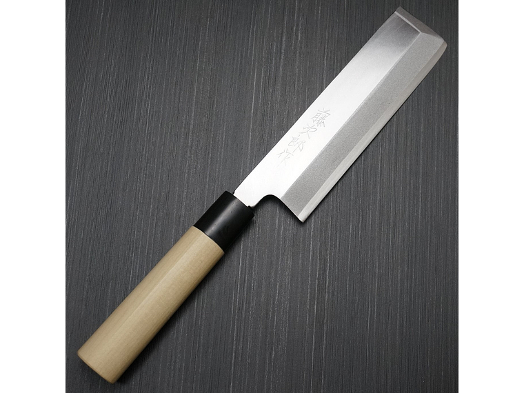 TOJIRO Shirogami Steel Usuba (Square Cut) 165mm 4