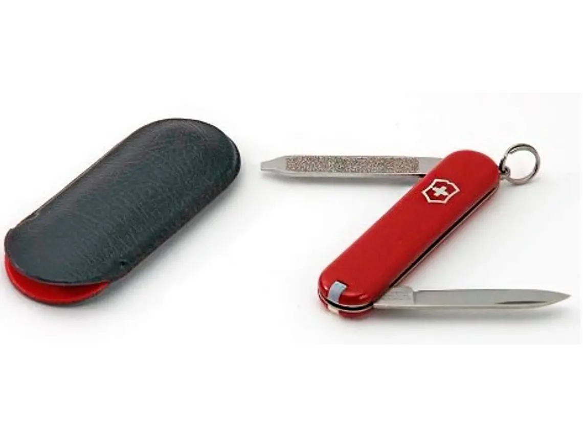 Navaja Plegable Escort. Rojo. 6 funciones. Hoja 4,5 cm. 2