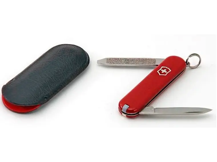 Navaja Plegable Escort. Rojo. 6 funciones. Hoja 4,5 cm. 2