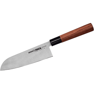 SAMURA Okinawa Santoku largo de hoja 175mm