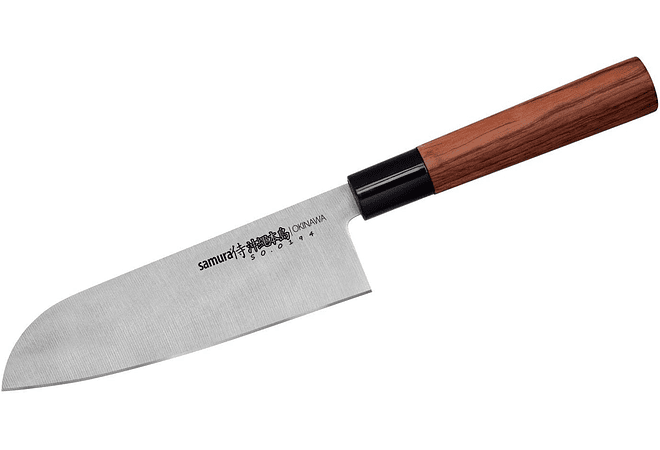 SAMURA Okinawa , Santoku largo de hoja 175mm