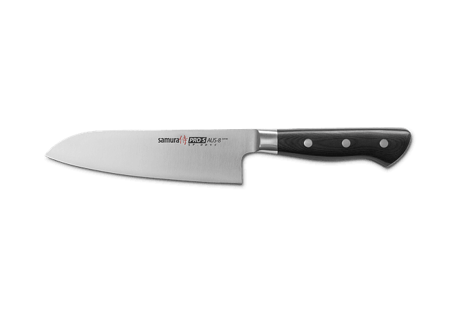 SAMURA, PRO-S, santoku, largo de hoja de 180mm