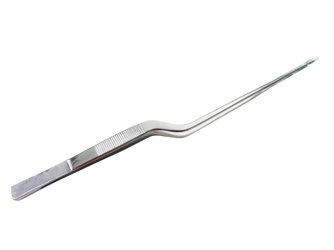 Pinza de ACERO inoxidable para emplatar, modelo Z, 25cm color silver  1