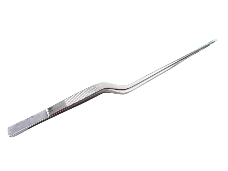 Pinza de ACERO inoxidable para emplatar, modelo Z, 25cm color silver  1