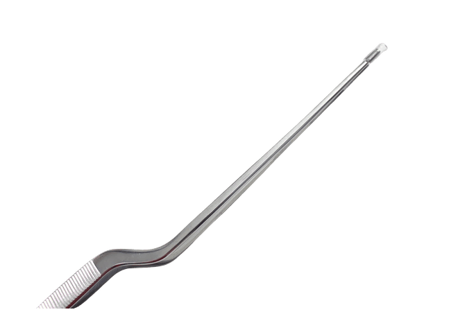 Pinza de ACERO inoxidable para emplatar, modelo Z, 25cm color silver 