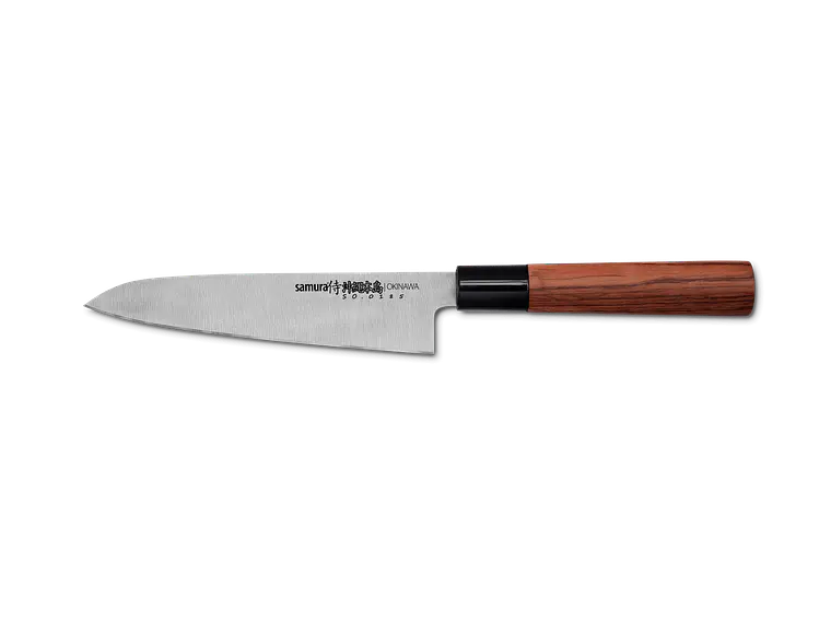 Cuchillo Gyuto. Mango Madera Palo Rosa. Hoja 170 mm.  1