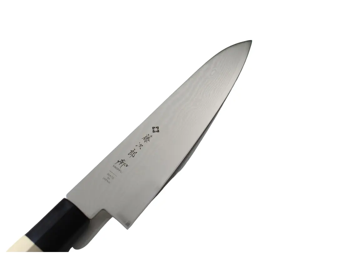 Cuchillo de Chef. Acero Damasco. Magnolia. Hoja 180 mm.  2