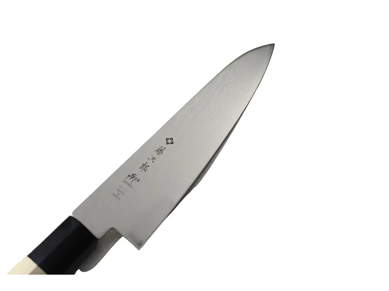 Cuchillo de Chef. Acero Damasco. Magnolia. Hoja 180 mm.  2