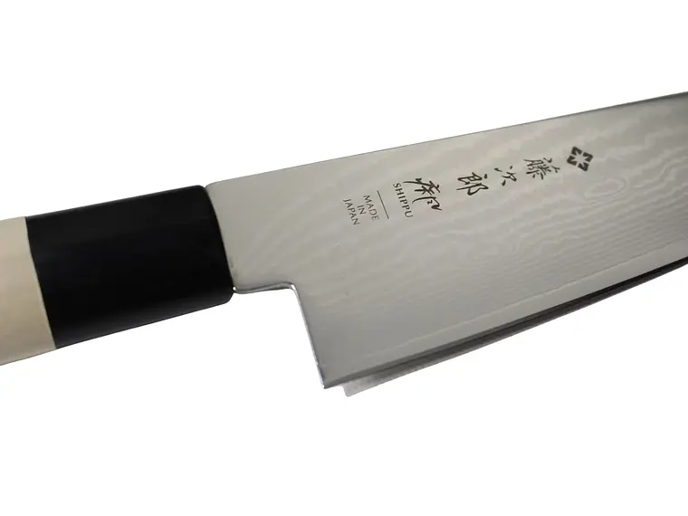 Cuchillo de Chef. Acero Damasco. Magnolia. Hoja 180 mm.  6