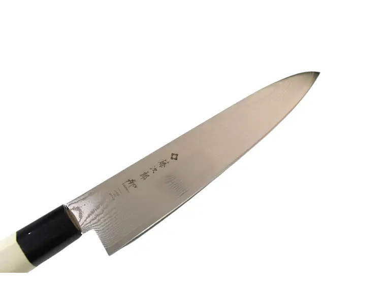 Cuchillo de Chef. Acero Damasco. Magnolia. Hoja 210 mm.  2