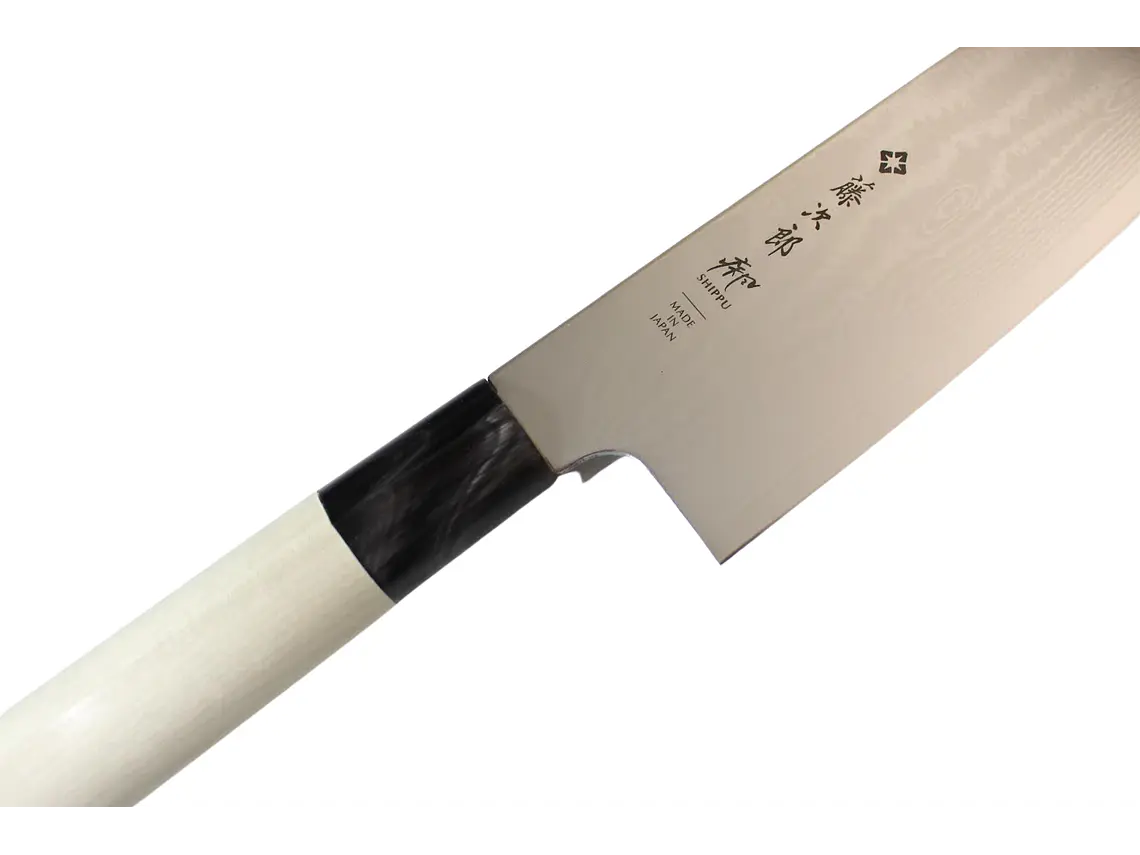 Cuchillo Santoku. Acero Damasco. Magnolia. Hoja 165 mm.  3