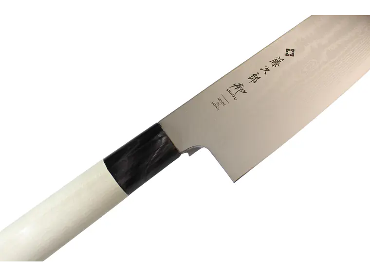 Cuchillo Santoku. Acero Damasco. Magnolia. Hoja 165 mm.  3