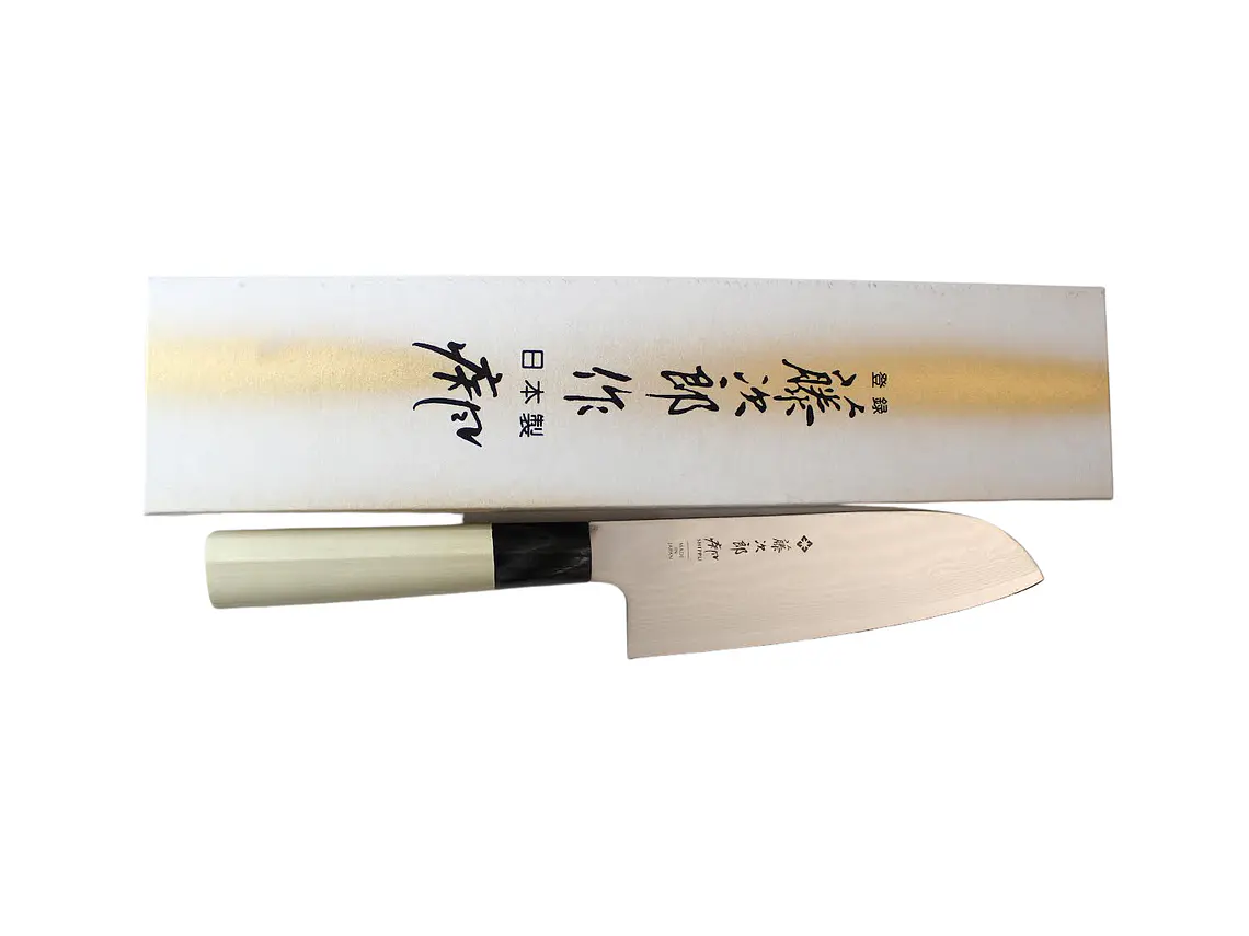 Cuchillo Santoku. Acero Damasco. Magnolia. Hoja 165 mm.  4