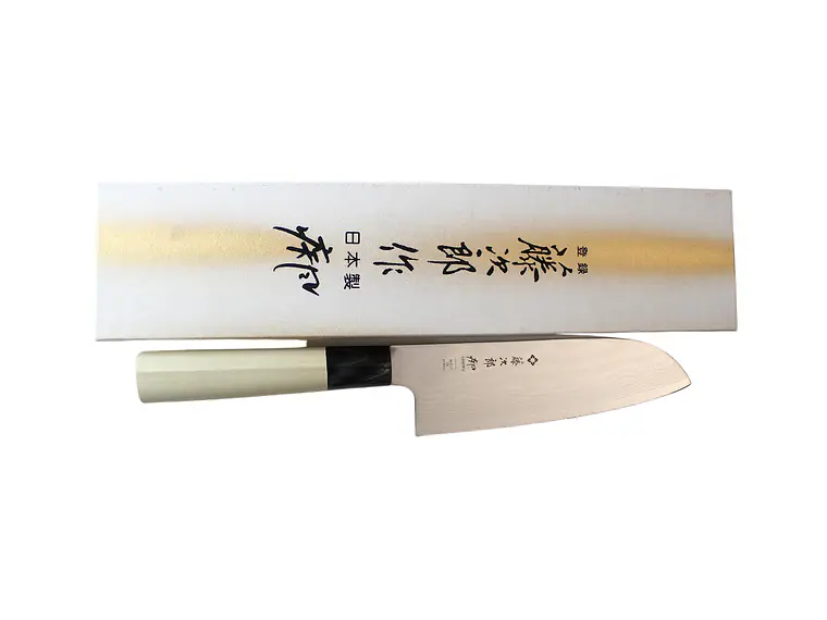 Cuchillo Santoku. Acero Damasco. Magnolia. Hoja 165 mm.  4