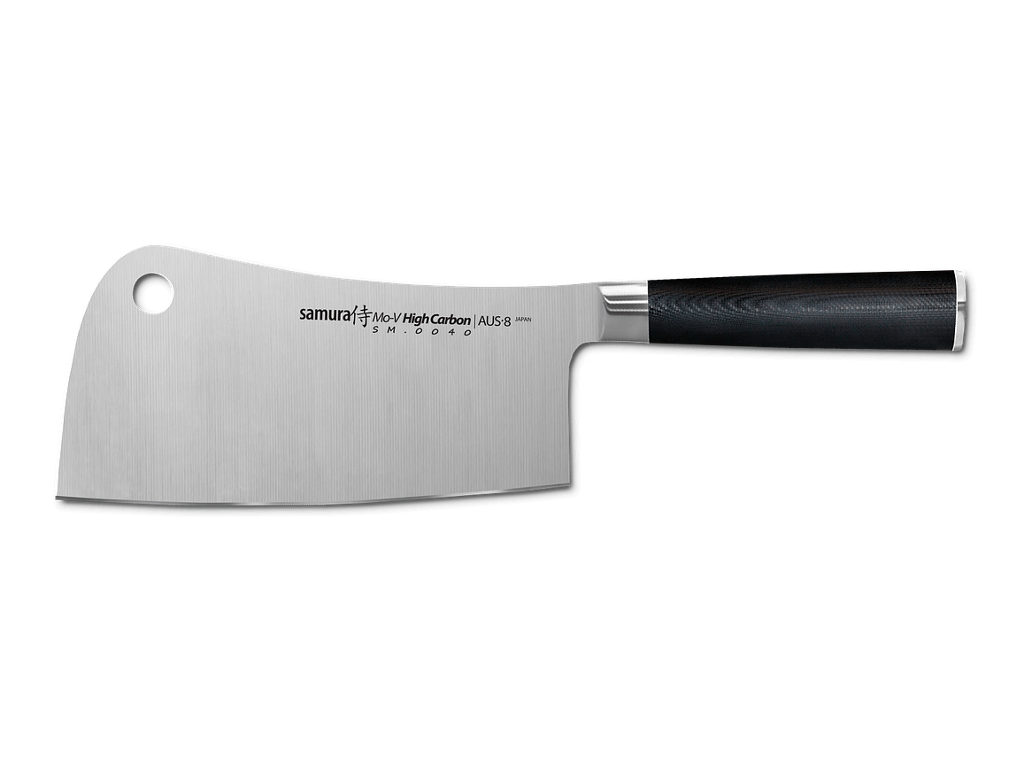 SAMURA MO-V Cleaver largo de hoja de 180mm   2