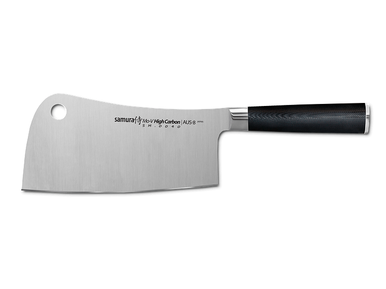SAMURA MO-V Cleaver largo de hoja de 180mm   2
