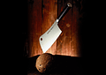 SAMURA MO-V Cleaver largo de hoja de 180mm  