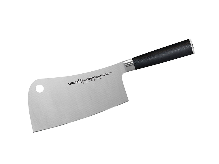 SAMURA MO-V Cleaver largo de hoja de 180mm   4