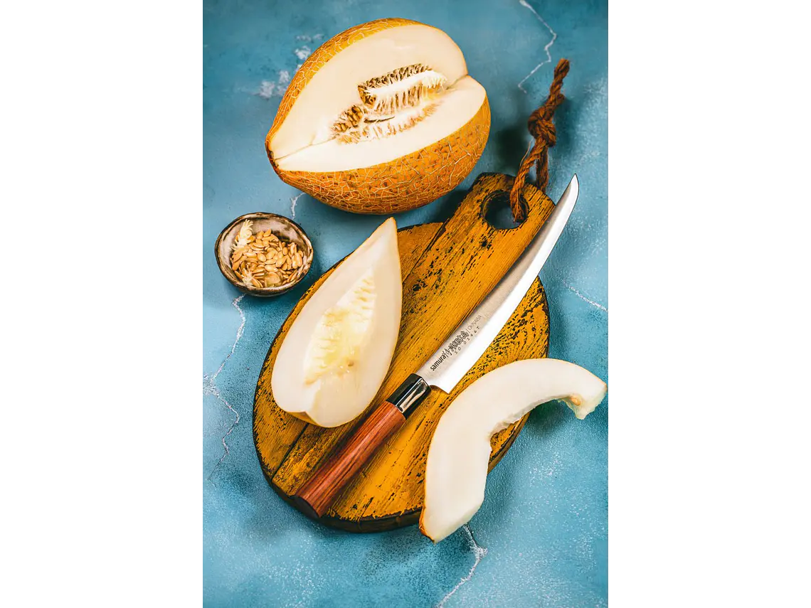 Cuchillo Tanto. Mango Madera Palo Rosa. Hoja 230 mm. 3