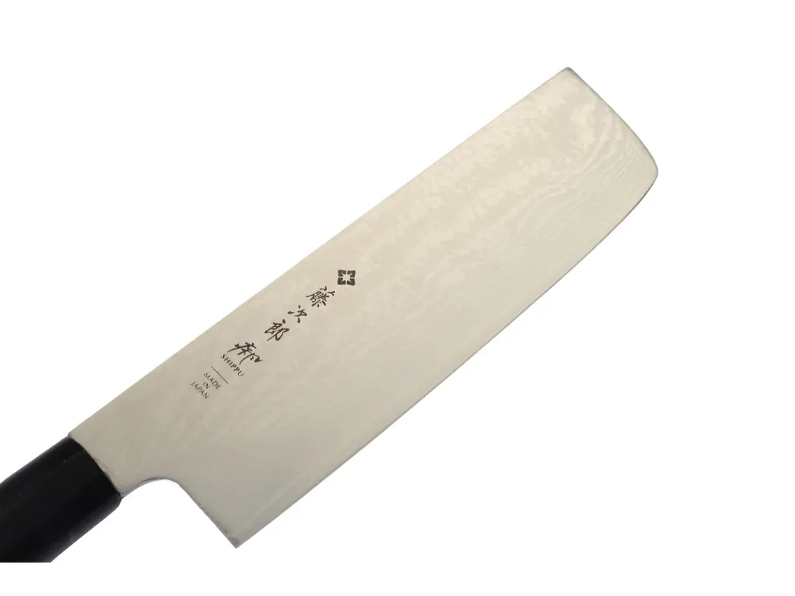 Cuchillo Nakiri. Acero Damasco. Magnolia. Hoja 165 mm.  4