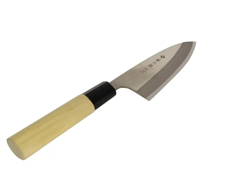 Cuchillo Mini Deba. Mango Madera Magnolia. Hoja 120 mm. 2