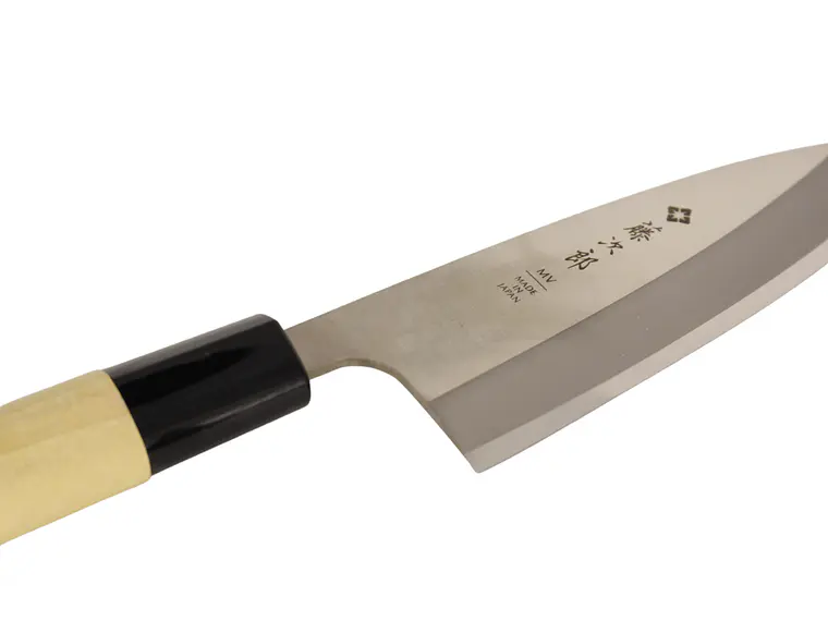 Cuchillo Mini Deba. Mango Madera Magnolia. Hoja 120 mm. 4