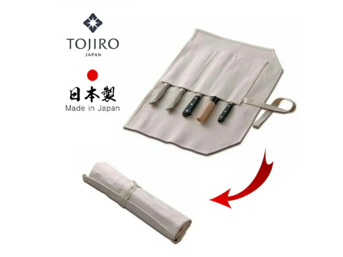 Porta Cuchillos. Lona. 5 cuchillos. 2