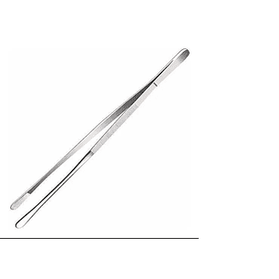 Pinza de ACERO inoxidable para emplatar, modelo recto, 30 cm PUNTA GRUESA