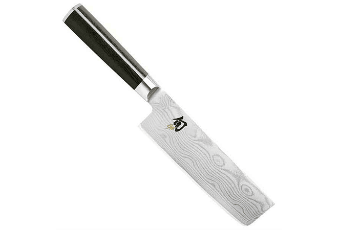 SHUN CLASSIC, cuchillo Nakiri de acero inoxidable de 6 1/2 pulgadas (165 mm) 