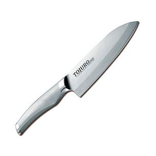 TOJURO All Stainless MoVa Clad steel SANTOKU hoja 170mm (TJ-130)