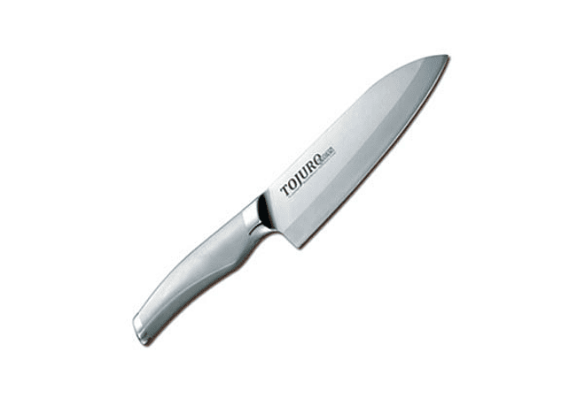 TOJURO All Stainless MoVa Clad steel SANTOKU hoja 170mm (TJ-130)