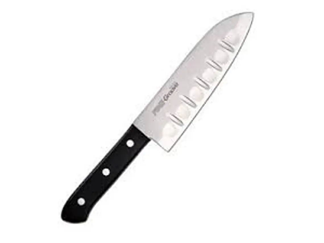 Cuchillo Santoku. Alveolado. Hoja 170 mm. 1