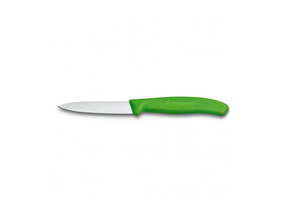 Cuchillo Pelador. Puntilla. Verde. Hoja 80 mm. 1