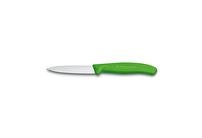 Victorinox Swiss Classic, cuchillo para verdura, puntiagudo mango nylon VERDE hoja 8 cm