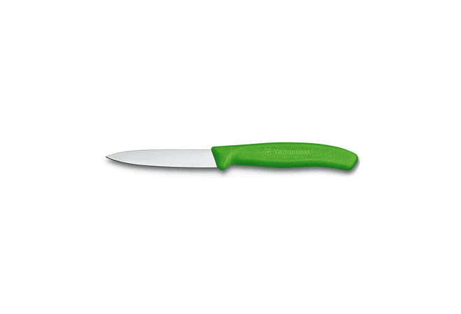 Victorinox Swiss Classic, cuchillo para verdura, puntiagudo mango nylon VERDE