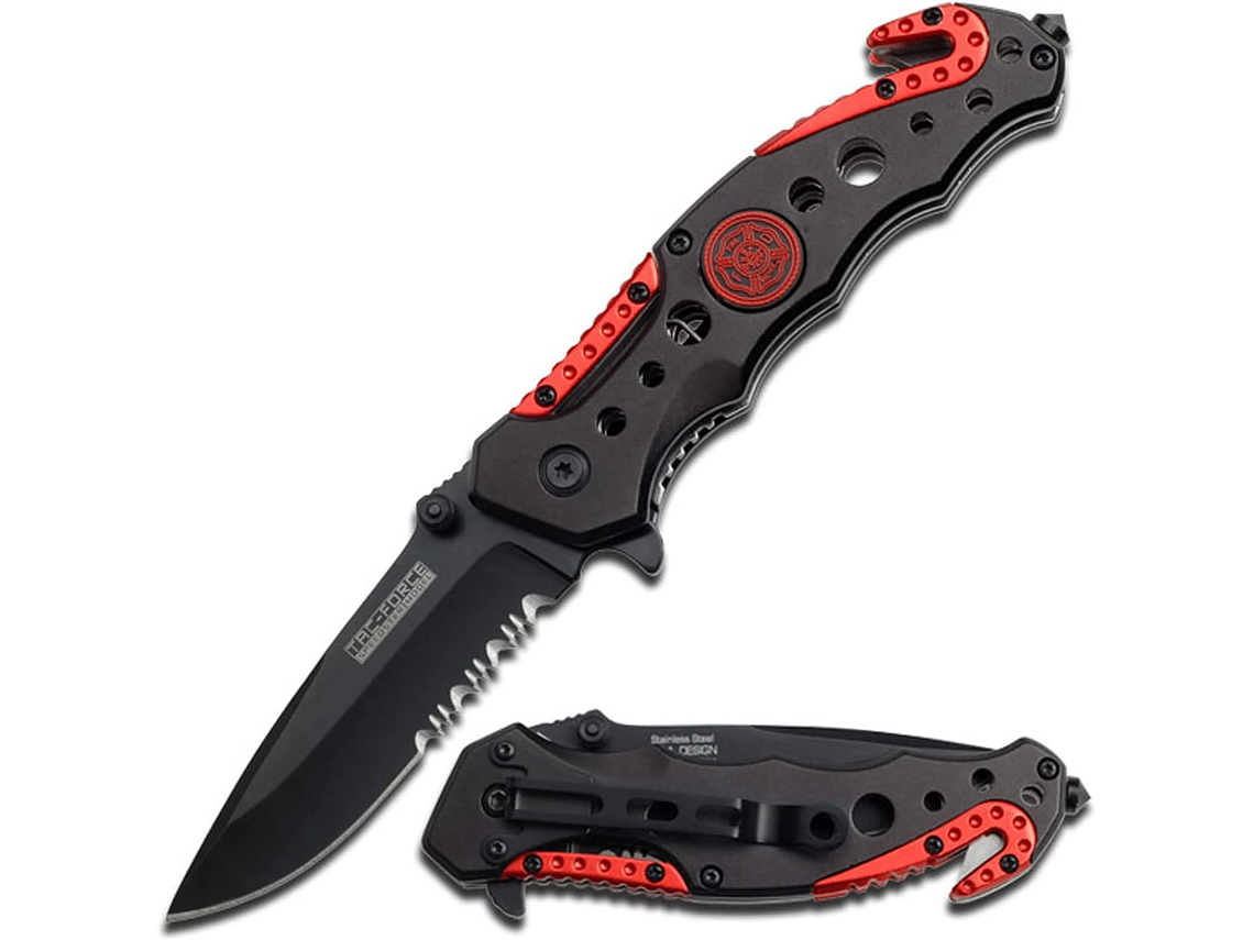 Navaja Plegable. Rojo. Hoja 9 cm. 1