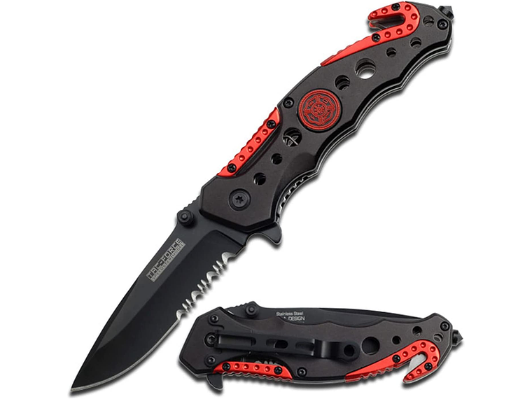 Navaja Plegable. Rojo. Hoja 9 cm. 1