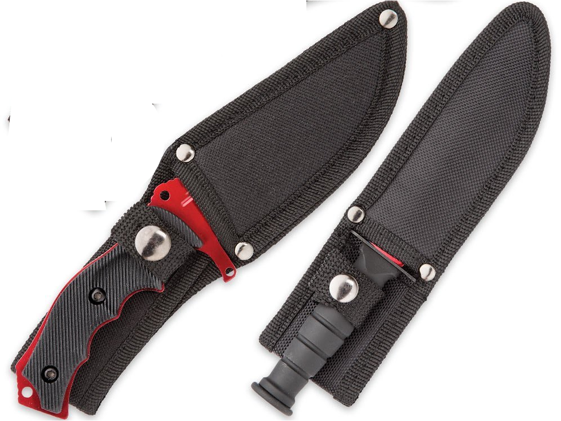 BLACK LEGION, DOUBLE SET RED Cuchillo Hunstman y Militar 1