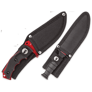 BLACK LEGION, DOUBLE SET RED Cuchillo Hunstman y Militar